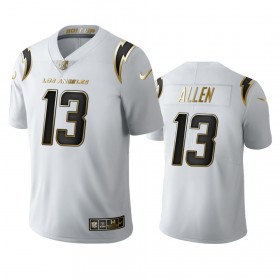 Camiseta Hombre NFL Los Angeles Chargers Keenan Allen 13 Golden Limited Blanco